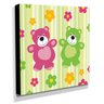 Quadro Infantil Ursos Canvas 30x30cm-INF410 - 2