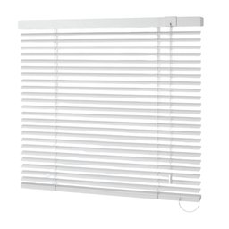 Persiana Horizontal Alumínio 25mm Branco - 1,18m X 2,58m - 1