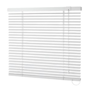 Persiana Horizontal Alumínio 25mm Branco - 1,18m X 2,58m