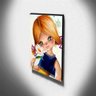Quadro Infantil Vintage Menina Bonita Canvas 40x30cm-INF515 - 3