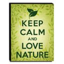 Ver imagem 1 de Quadro Keep Calm And Love Nature Canvas 40x30cm-KCA59
