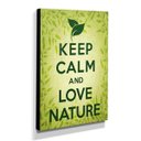 Ver imagem 2 de Quadro Keep Calm And Love Nature Canvas 40x30cm-KCA59