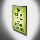 Ver imagem 3 de Quadro Keep Calm And Love Nature Canvas 40x30cm-KCA59