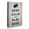 Quadro Keep Calm And Play Bass Canvas 40x30cm-KCA52 - 2