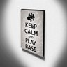 Quadro Keep Calm And Play Bass Canvas 40x30cm-KCA52 - 3