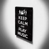 Quadro Keep Calm And Play Music Canvas 40x30cm-KCA37 - 3