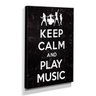 Quadro Keep Calm And Play Music Canvas 40x30cm-KCA37 - 2