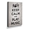 Quadro Keep Calm And Play Music Canvas 40x30cm-KCA46 - 2