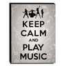 Quadro Keep Calm And Play Music Canvas 40x30cm-KCA46 - 1