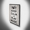 Quadro Keep Calm And Play Music Canvas 40x30cm-KCA46 - 3