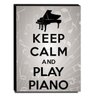 Quadro Keep Calm And Play Piano Canvas 40x30cm-KCA51 - 1