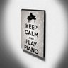 Quadro Keep Calm And Play Piano Canvas 40x30cm-KCA51 - 3