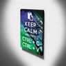 Quadro Keep Calm And Press Ctrl+C Ctrl+V Canvas 40x30cm-KCA107 - 3