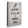 Quadro Keep Calm And Sing On Canvas 40x30cm-KCA47 - 2