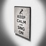 Quadro Keep Calm And Sing On Canvas 40x30cm-KCA47 - 3