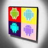 Quadro Pop Art Androide Canvas 30x30cm-QP17 - 3
