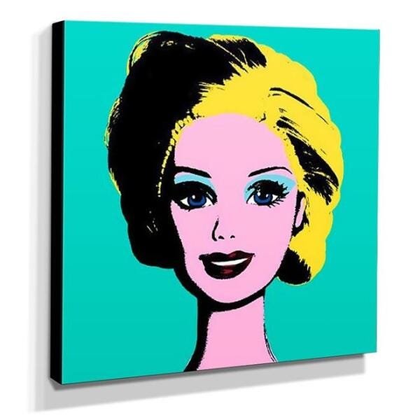 Quadro Pop Art Barbie Canvas 30x30cm-QP21 - 2