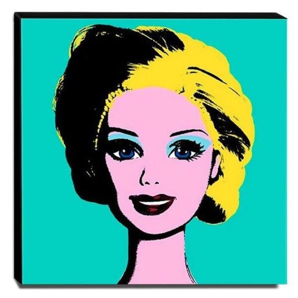 Quadro Pop Art Barbie Canvas 30x30cm-QP21 - 1