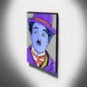 Quadro Pop Art Charlie Chaplin Canvas 40x30cm-QP5 - 3