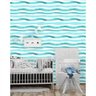 Papel de Parede ondas em aquarela - 2