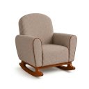 Ver imagem 5 de Poltrona Amamentação Nuvem Balanço + Puff Estofado Bouclé:Bouclé Cappuccino