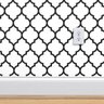 Papel de Parede treliça marroquino preto - 3
