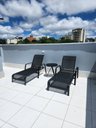 Ver imagem 3 de Kit 2 Espreguiçadeiras e Mesinha para Piscina e Jardim