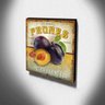 Quadro Cozinha Vintage Ameixa Canvas 30x30cm-COZ41 - 3