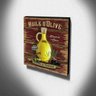 Quadro Cozinha Vintage Azeite De Oliva Canvas 30x30cm-COZ56 - 3