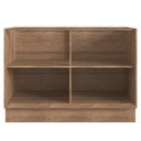 Ver imagem 5 de Balcão Cozinha Modular 100% MDF Édez Uno, 2 Portas 120 cm, Grafite e Louro Freijó