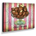 Ver imagem 2 de Quadro Cozinha Vintage Cacau Paris Canvas 30x40cm-COZ188