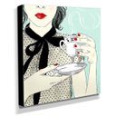 Ver imagem 2 de Quadro Cozinha Vintage Café Canvas 30x30cm-COZ200