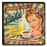 Quadro Cozinha Vintage Café Canvas 30x30cm-COZ79 - 1