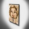 Quadro Cozinha Vintage Café Marilyn Monroe Canvas 40x30cm-COZ187 - 3