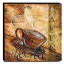 Ver imagem 1 de Quadro Cozinha Vintage Café Mocha Canvas 30x30cm-COZ98
