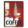 Quadro Cozinha Vintage Café New York Canvas 40x30cm-COZ14A - 1