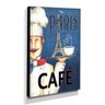 Quadro Cozinha Vintage Café Paris Canvas 40x30cm-COZ14B - 2