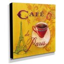 Ver imagem 2 de Quadro Cozinha Vintage Café de Paris Canvas 30x30cm-COZ218