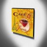 Quadro Cozinha Vintage Café de Paris Canvas 30x30cm-COZ218 - 3