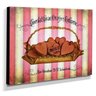 Quadro Cozinha Vintage Chocolate Paris Canvas 30x40cm-COZ189 - 2