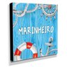 Quadro Infantil Marinheiro Canvas 30x30cm-INF390 - 2