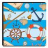 Quadro Infantil Marinheiro Canvas 30x30cm-INF399 - 1