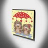 Quadro Infantil Porcos-espinhos Canvas 30x30cm-INF328 - 3
