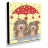 Quadro Infantil Porcos-espinhos Canvas 30x30cm-INF328 - 2
