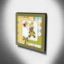 Ver imagem 3 de Quadro Infantil Ursinha Canvas 30x30cm-INF316