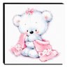 Quadro Infantil Ursinha Canvas 30x30cm-INF432 - 1