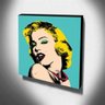 Quadro Pop Art Marilyn Monroe Canvas 30x30cm-QP2 - 3