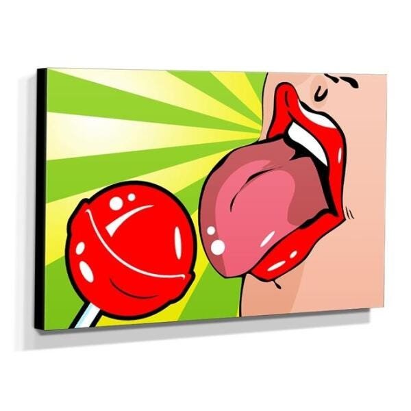 Quadro Pop Art Pirulito Canvas 30x40cm-QP22 - 2