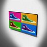 Quadro Pop Art Tênis All Star Canvas 30x40cm-QP7 - 3