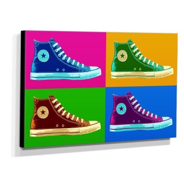Quadro Pop Art Tênis All Star Canvas 30x40cm-QP7 - 2